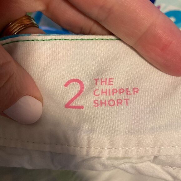 Lilly Pulitzer Multicolor Sea Soire The Chipper Bermuda Shorts Size 2 - Picture 7 of 8